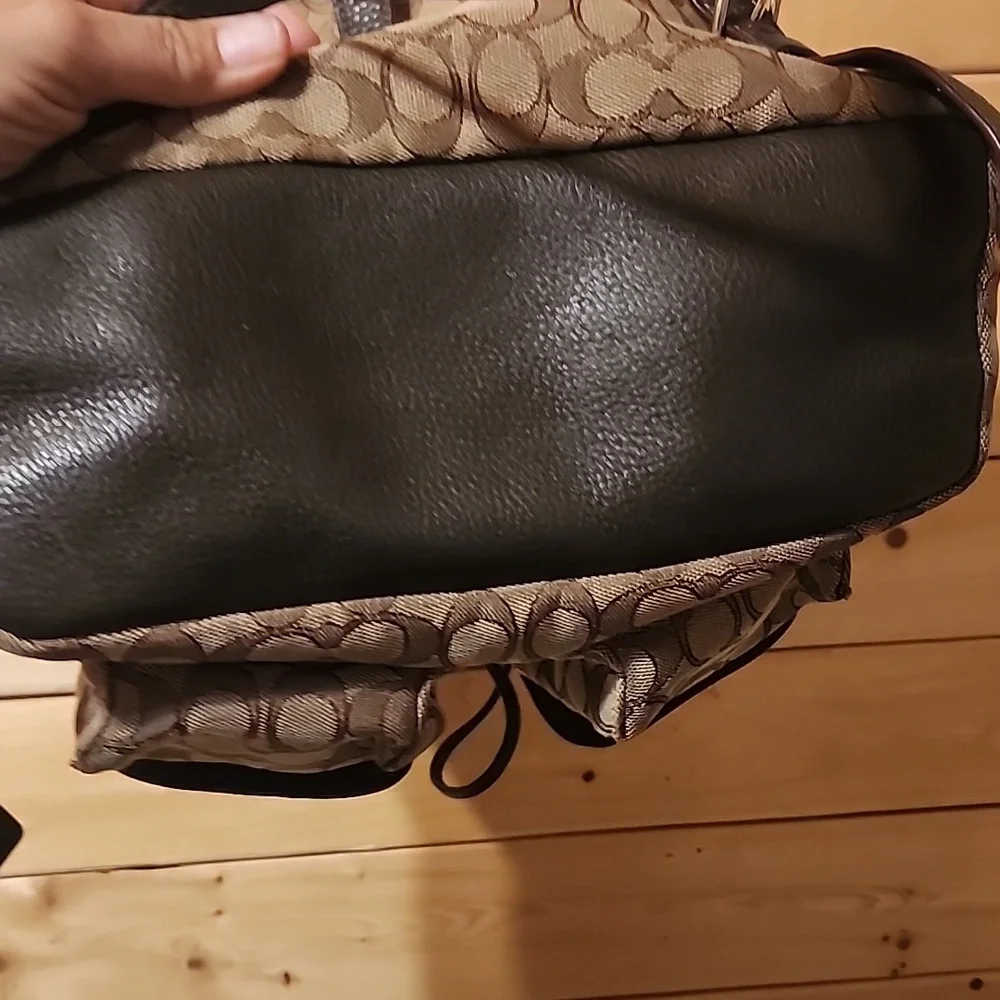 Coach Billie Backpack Signature Canvas Refined Leather - Picture 3 of 12